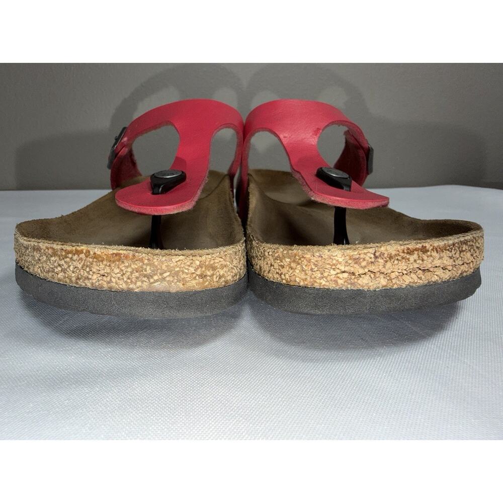 Birkenstock Women’s Gizeh Thong Sandals Cork Footbed Pink Size 9 EU 40 - Picture 3 of 14